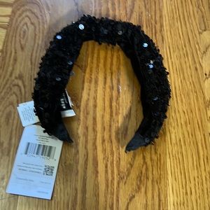 Kate Spade sequin cinched headband NWT